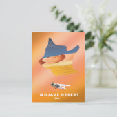Postale Carte du désert de Mojave États-Unis (Debout devant)