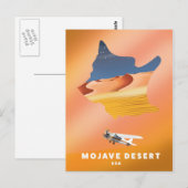 Postale Carte du désert de Mojave États-Unis (Devant / Derrière)