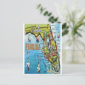 Postale Carte du dessin animé en Floride (Debout devant)