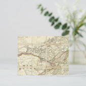 Postale Carte du district de Montréal, Bas-Canada (Debout devant)