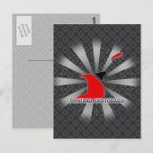 Postale Carte Du Drapeau 2.0 De Trinité-Et-Tobago (Devant / Derrière)