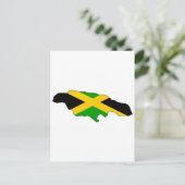 Postale Carte du drapeau de la Jamaïque (Debout devant)