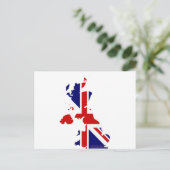 Postale Carte du drapeau du Royaume-Uni (Debout devant)