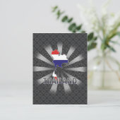 Postale Carte du drapeau thaïlandais 2.0 (Debout devant)