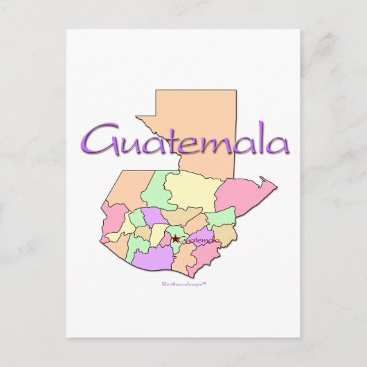 Postale Carte du Guatemala (Devant)
