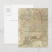 Postale Carte du guide Blanchard de Chicago (Devant / Derrière)