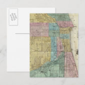 Postale Carte du guide de Chicago (Devant / Derrière)