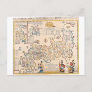 Postale Carte du Japon 3