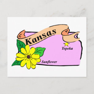 Postale Carte du Kansas