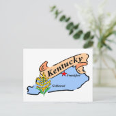 Postale carte du kentucky (Debout devant)
