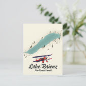Postale Carte du lac de Brienz Suisse (Debout devant)