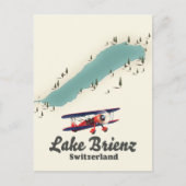 Postale Carte du lac de Brienz Suisse (Devant)