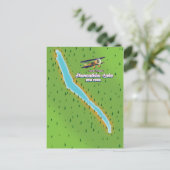 Postale carte du lac de Skaneateles (Debout devant)