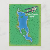 Postale Carte du lac Engure en Finlande (Devant)