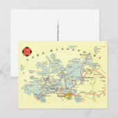Postale Carte du lac Minnetonka (Devant / Derrière)