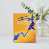 Postale Carte du lac Nasser Égypte et Soudan (Debout devant)