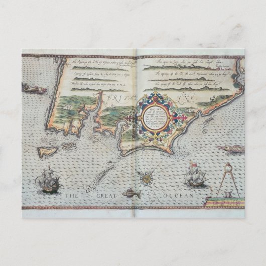 Postale Carte du littoral breton, 1588 (Devant)