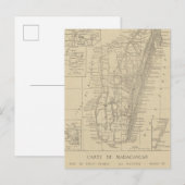 Postale Carte du Madagascar (Devant / Derrière)