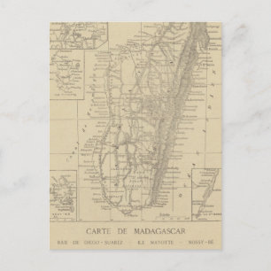 Postale Carte du Madagascar