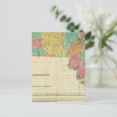 Postale Carte Du Massachusetts (Debout devant)