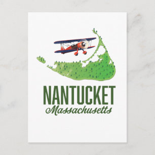Postale Carte du Massachusetts de Nantucket