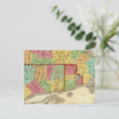 Postale Carte du Massachusetts, du Connecticut et de Rhode (Debout devant)