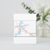 Postale Carte du métro Roma (Debout devant)