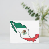 Postale Carte Du Mexique (Debout devant)