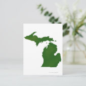 Postale Carte du Michigan (Debout devant)