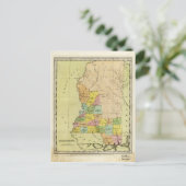 Postale Carte du Mississippi (1835) (Debout devant)