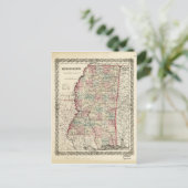 Postale Carte du Mississippi (1855) (Debout devant)