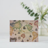 Postale Carte du monde (Debout devant)