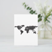 Postale Carte du monde (Debout devant)