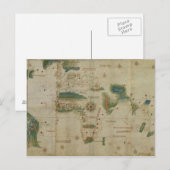 Postale Carte du monde (Devant / Derrière)