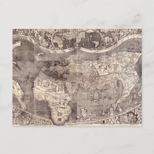 Postale Carte du monde | 1507 (Devant)