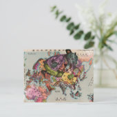 Postale Carte du monde 1900 (Debout devant)