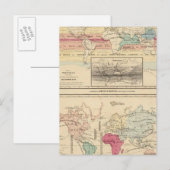 Postale Carte du Monde 2 (Devant / Derrière)