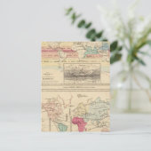 Postale Carte du Monde 2 (Debout devant)