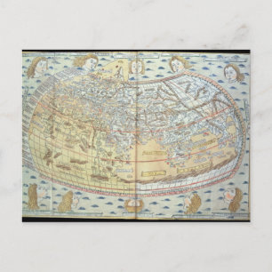 Postale Carte du monde 2