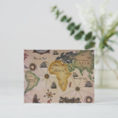 Postale Carte du monde - Afrique (Debout devant)