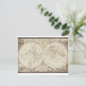 Postale Carte du monde antique (Debout devant)