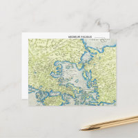 Carte du monde antique Aegaeum Pelagus