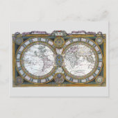 Postale Carte du monde antique par Claude Auguste Berey, 1 (Devant)