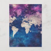 Postale Carte du monde céleste vintage (4) (Devant)