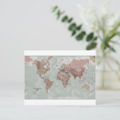 Postale Carte du monde exécutif (Debout devant)
