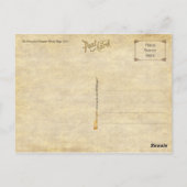 Postale Carte du monde Orontius Finaeus, 1531 (Dos)