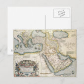 Postale Carte du Moyen-Orient (Devant / Derrière)