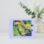 Postale Carte du Moyen-Orient (Debout devant)