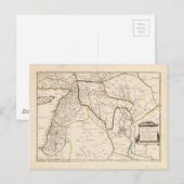 Postale Carte du Moyen-Orient (1651) (Devant / Derrière)