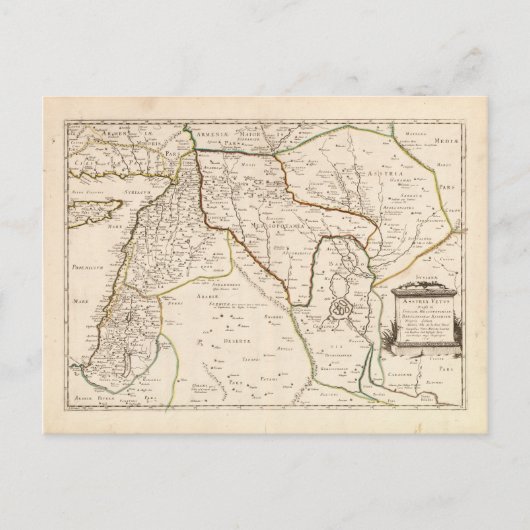 Postale Carte du Moyen-Orient (1651) (Devant)